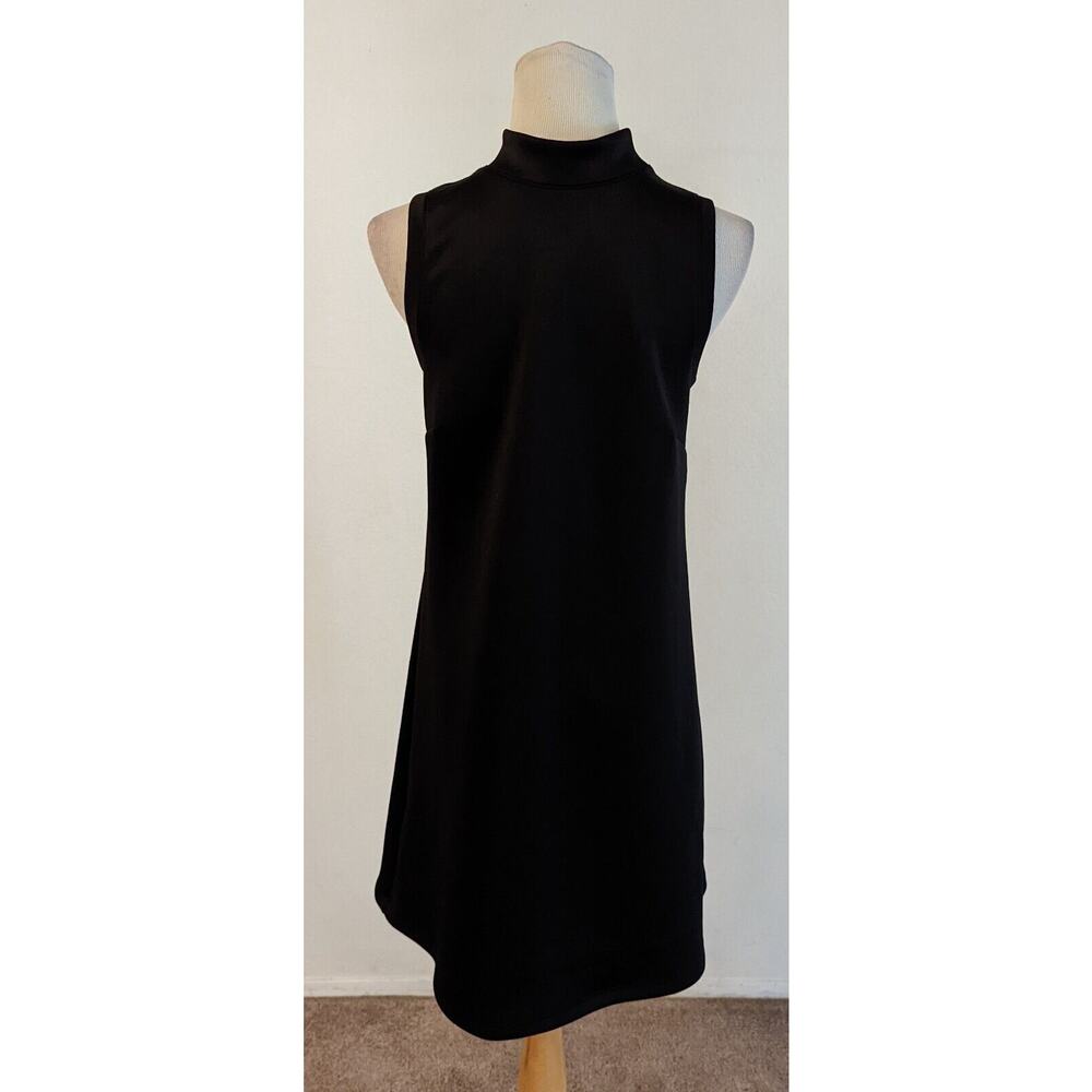 New BCBGeneration sz S Mock Neck Dress black sleeveless tank Z